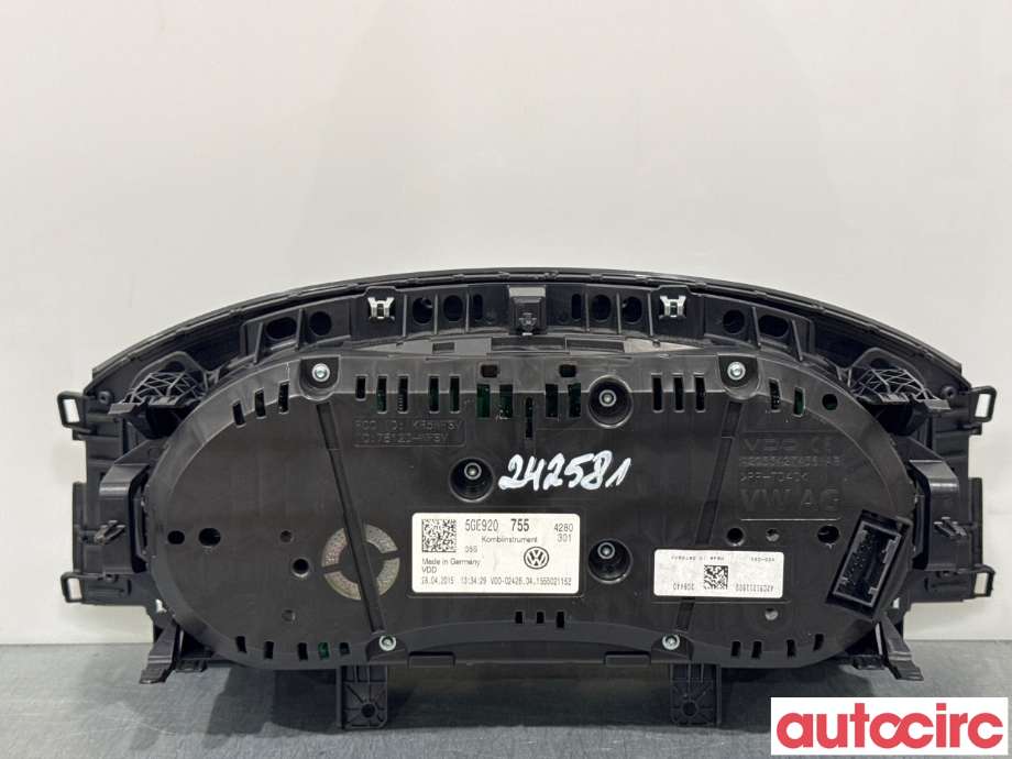 Instrumentpanel til VW e-Golf 2014-2017 (Fase 1)  (VOLKSWAGEN|5GE920755|A2C91211900)