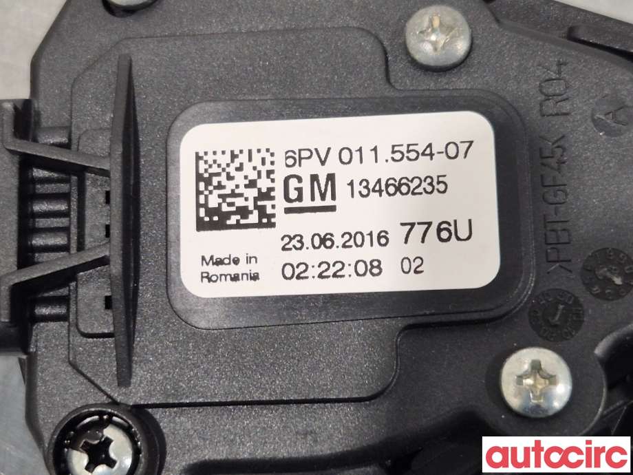 Pedal gass til Opel Astra K 2015-->> (OPEL|13466235)