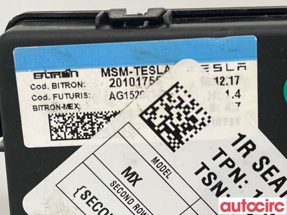 Styreenhet sete til Tesla Model X 2016-->> (TESLA|1072740-00-A|1454068-00-A)