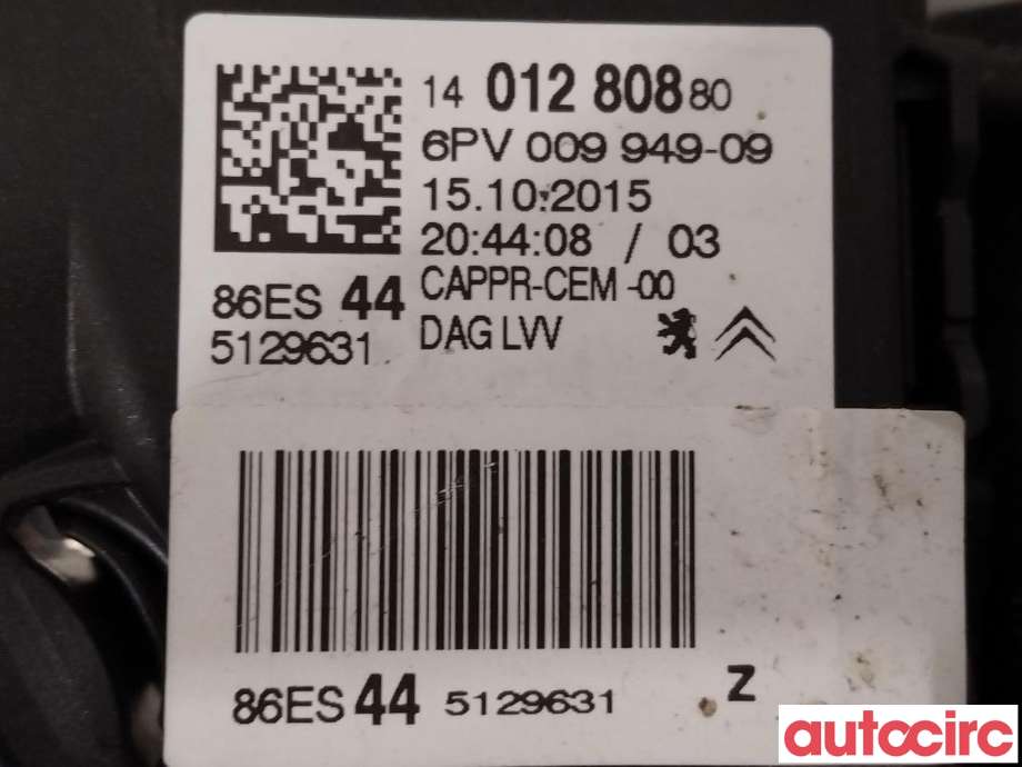 Pedal gass til Peugeot Expert 2007-2016 (Type II)  (PEUGEOT|1601CF|1401280880)