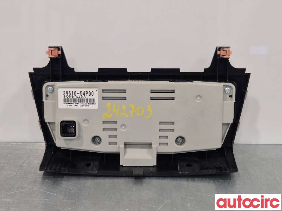 Varmeapparat betjening til Suzuki Vitara 2015-->> (Type IV) (SUZUKI|39510-54P00-AQK|39510-54P00)