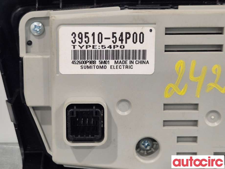 Varmeapparat betjening til Suzuki Vitara 2015-->> (Type IV) (SUZUKI|39510-54P00-AQK|39510-54P00)