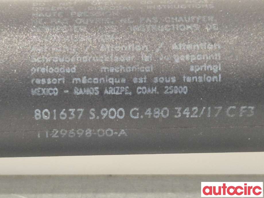 Baklukedemper til Tesla Model X 2016-->>  (TESLA|1129698-00-A|)