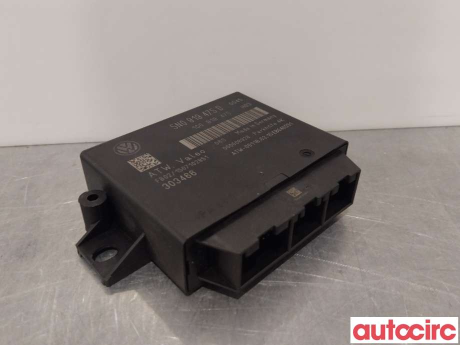Styreenhet parkering til VW Touran 2010-2015 (Type I, Fase 3)  (VOLKSWAGEN|5N0919475D)