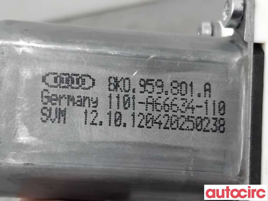 Ruteheis venstre foran til Audi A4 2007-2014 (Type IV) (B8) (B8) (AUDI|8T0959801B|1101-A66634-110|8K0959801A)