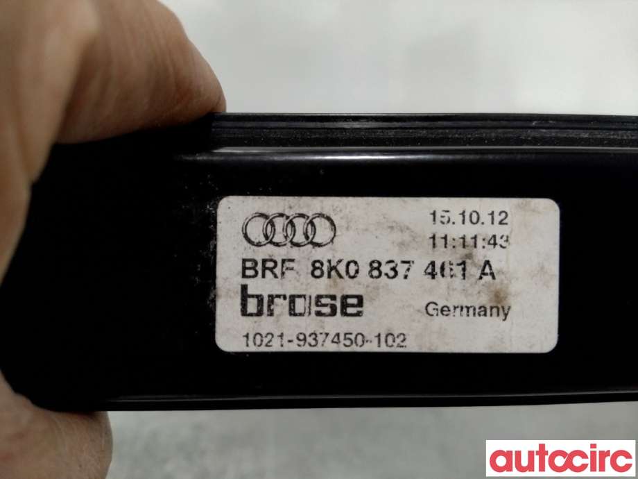 Ruteheis til Audi A4 2007-2014 (Type IV) (B8) (B8) (AUDI|8K0837461D|1021-937450-102|8K0837461E)