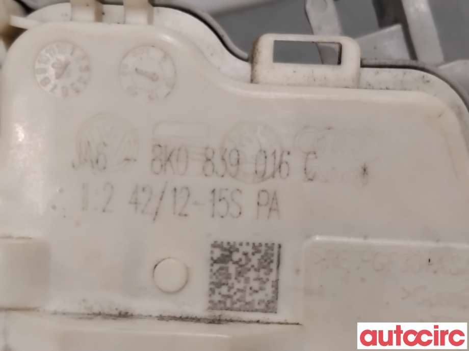Låsekasse høyre bak til Audi A4 2007-2014 (Type IV) (B8) (B8) (AUDI|8K0839016C||8K0839016F)