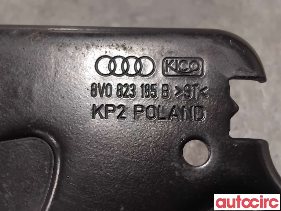 Panserlås til Audi A3 2012-2016 (Type III, Fase 1)  (AUDI|8V0823185B||8V0823185C)