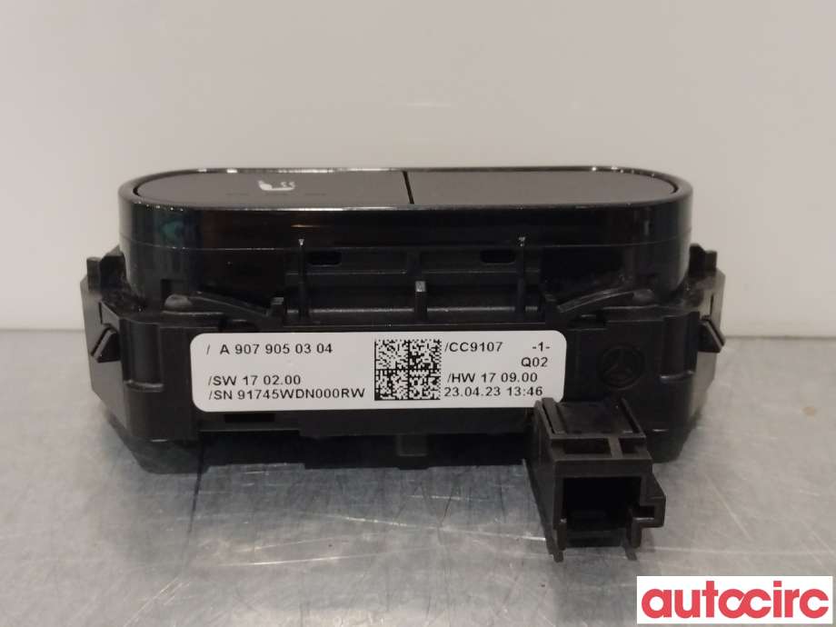 Bryter setevarme til Mercedes Sprinter 2013-2018 (Fase 2) (906) (906) (MERCEDES|A9079050304)