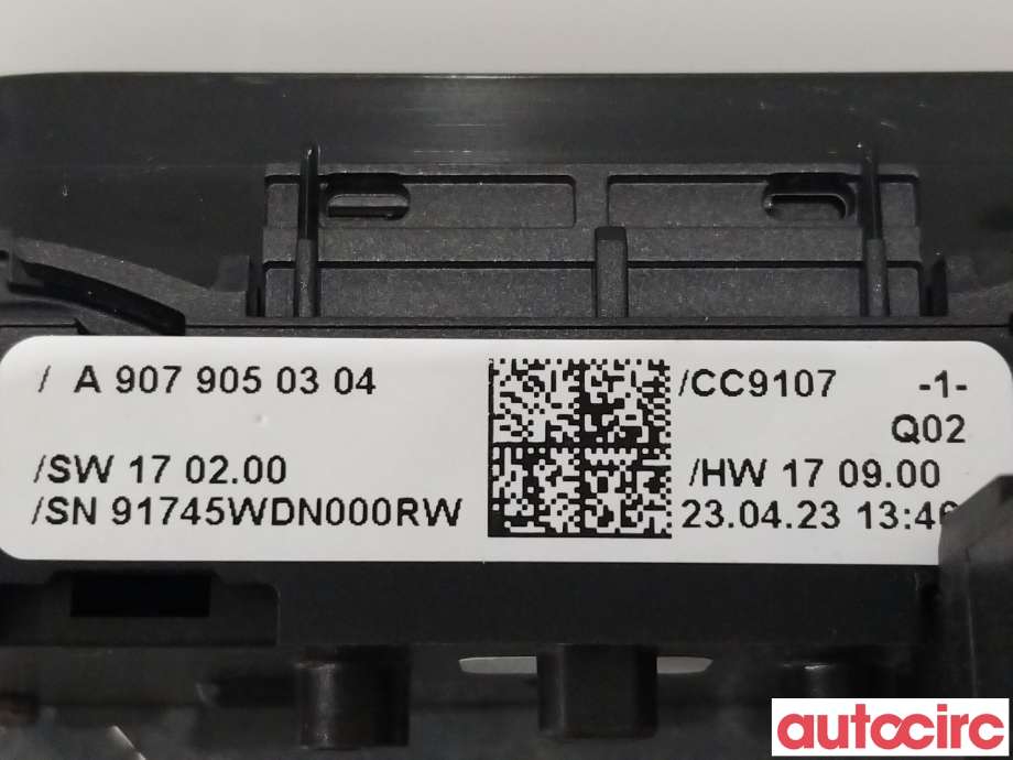 Bryter setevarme til Mercedes Sprinter 2013-2018 (Fase 2) (906) (906) (MERCEDES|A9079050304)