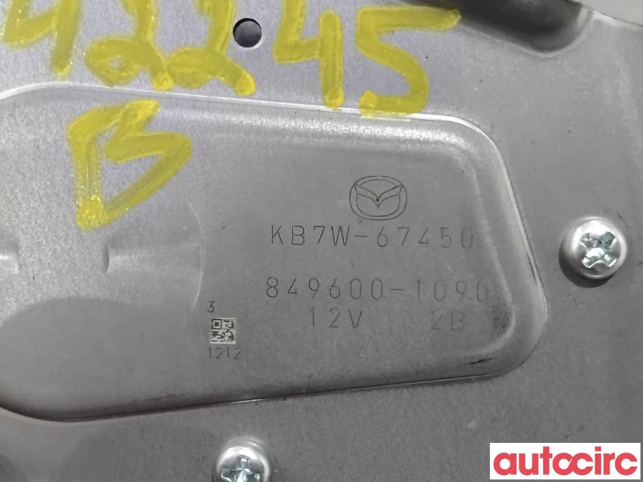 Viskermotor bakrute til Mazda CX-5 2017-->> (Type II)  (MAZDA|KB7W-67-450|849600-1090|KB7W-67450)