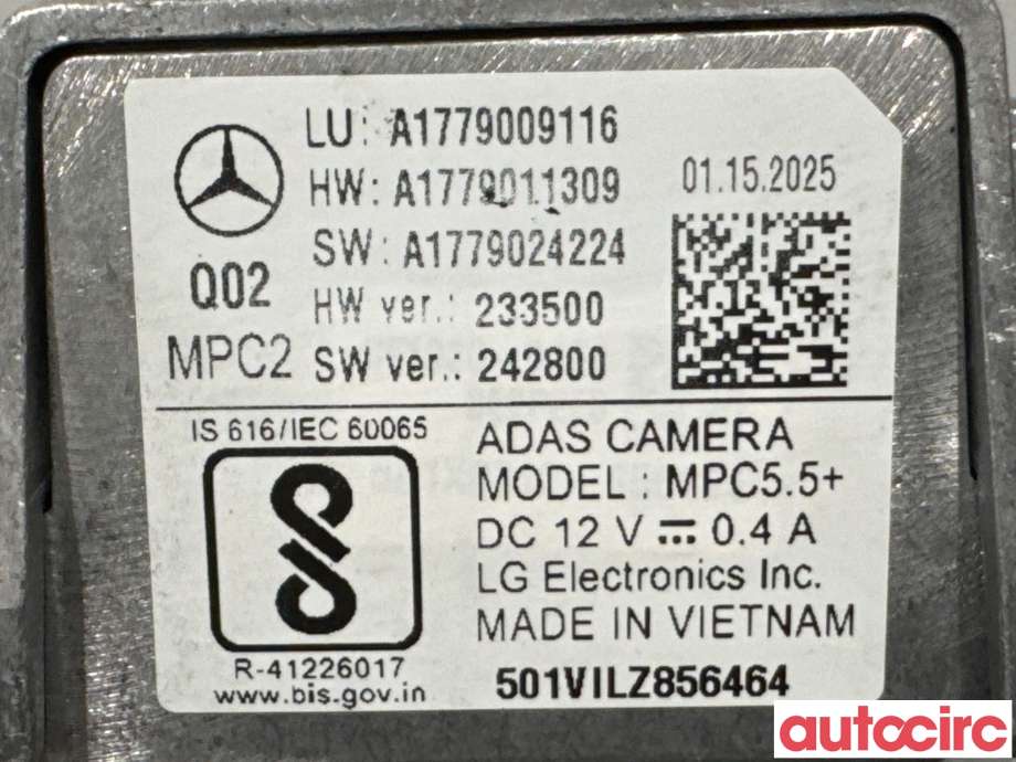 Kamera til Mercedes Vito 2014-->> (W447) (W447) (MERCEDES|A1779009116||A1779002020)