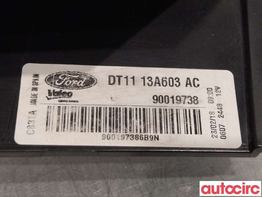Baklykt venstre indre til Ford Transit Connect 2018-->> Type II, Fase 2  (FORD|2306895|DT11-13A603-AD)