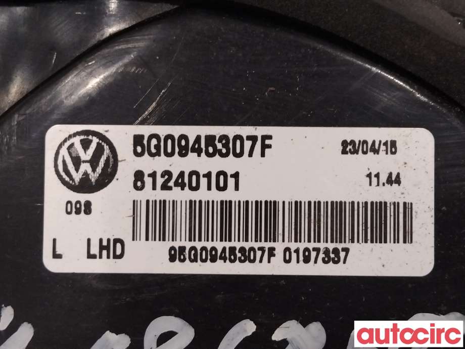 Baklykt venstre indre til VW e-Golf 2014-2017 (Fase 1)  (VOLKSWAGEN|5G0945307F|81240101)