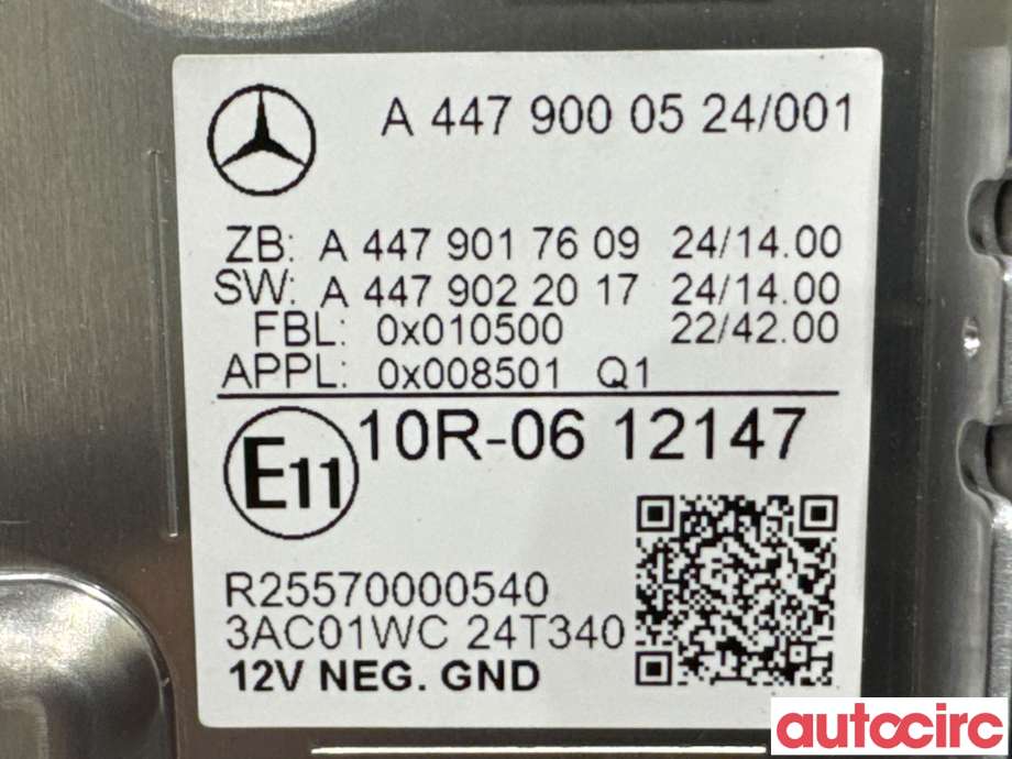 Instrument kjørecomputer til Mercedes Vito 2014-->> (W447) (W447) (MERCEDES|A4479000524||A4479001125)