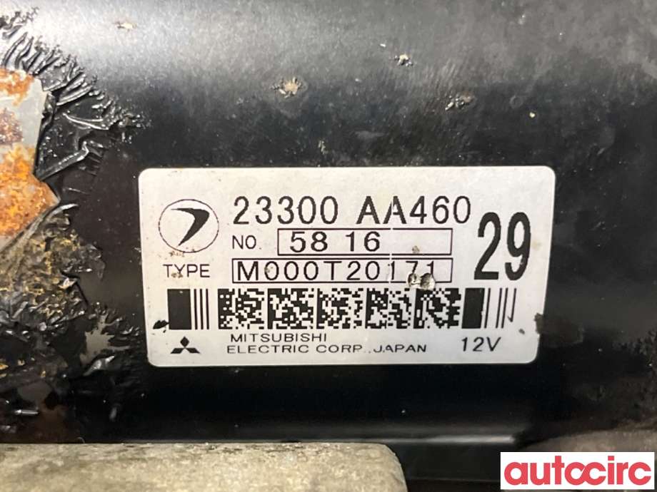 Starter til Subaru Outback 2003-2007 (Type III, Fase 1)  (SUBARU|23300AA460|M000T20171)