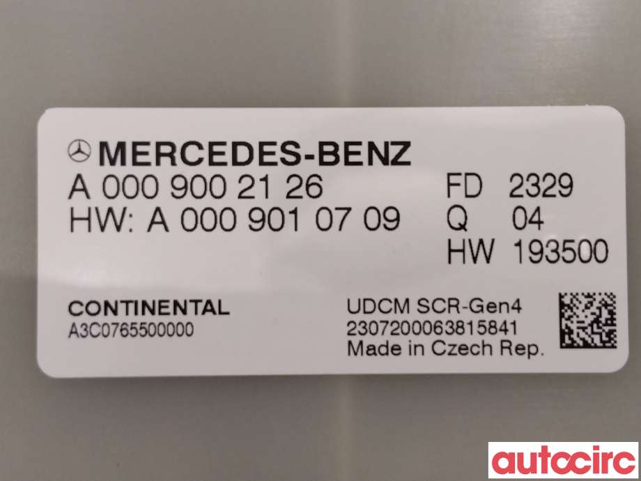 Styreenhet diverse til Mercedes Sprinter 2013-2018 (Fase 2) (906) (906) (MERCEDES|A0009002126|A3C0765500000|A0009010709)