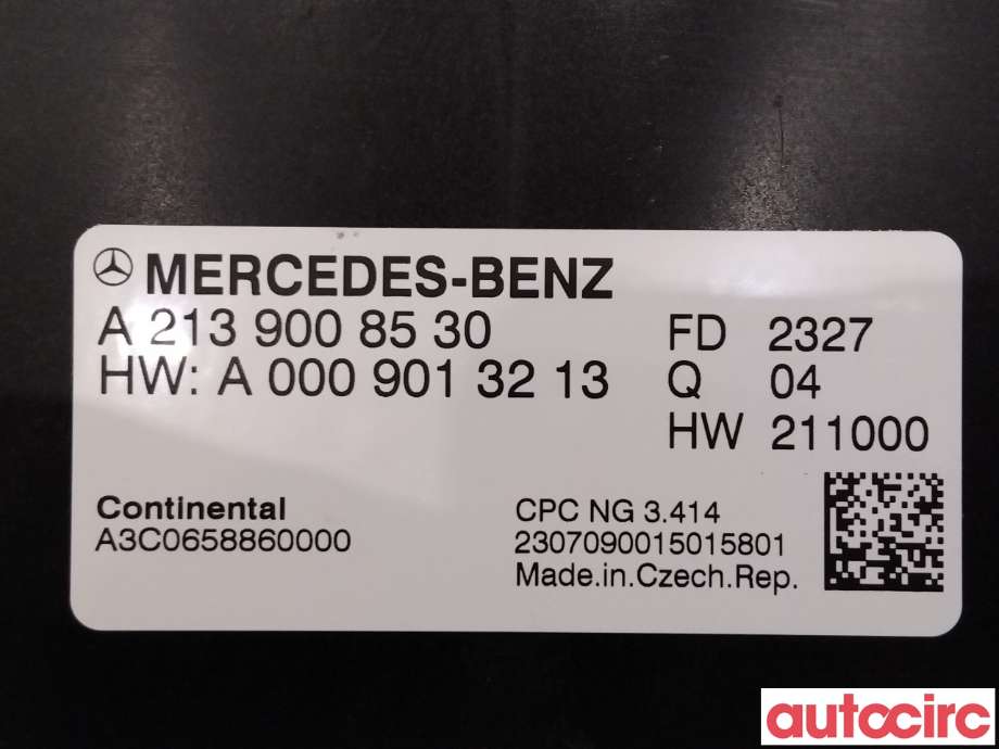 Styreenhet diverse til Mercedes Sprinter 2013-2018 (Fase 2) (906) (906) (MERCEDES|A2139008530|A3C0658860000|A0009013213)