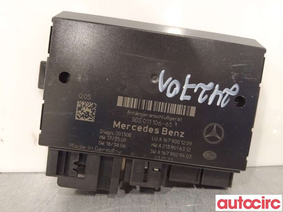 Styreenhet hengerfeste til Mercedes Sprinter, 2013-2018 (Fase 2) (906) (906) (MERCEDES|A1679001209)