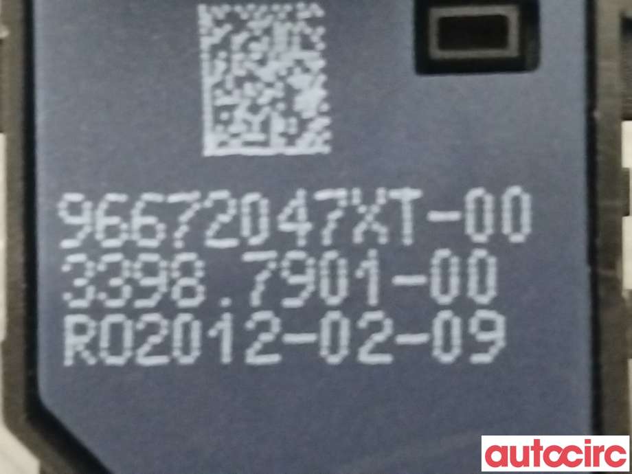 Bryter diverse til Peugeot 3008 2009-2016 (Type I)  (PEUGEOT|96672047XT)