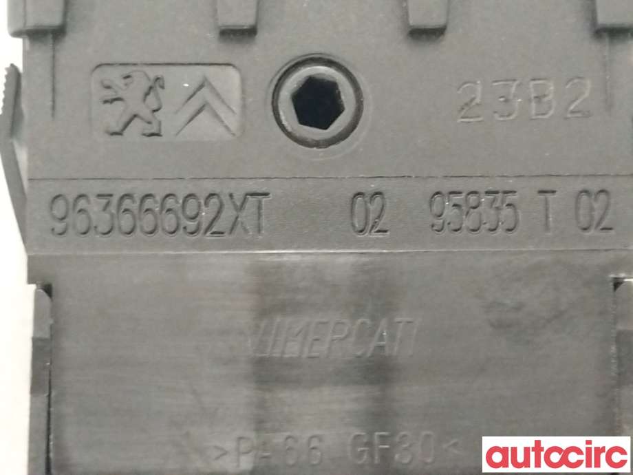 Bryter diverse til Peugeot 3008 2009-2016 (Type I)  (PEUGEOT|6554C3|96366692XT)