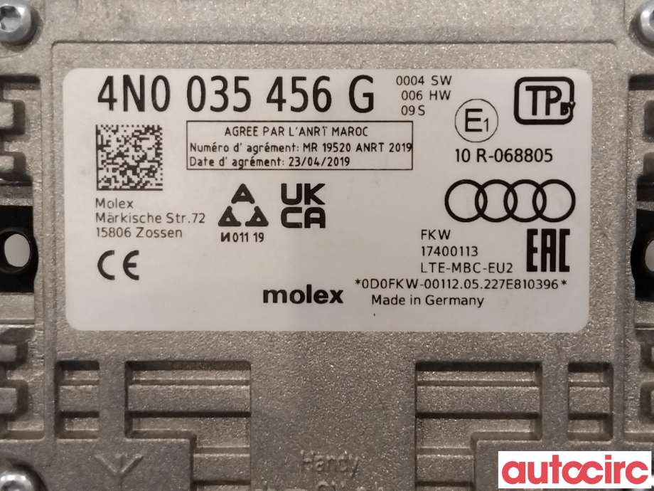 Diverse deler til VW Passat 2015-2019 (Fase 1) (B8) (B8) (VOLKSWAGEN|4N0035456G)