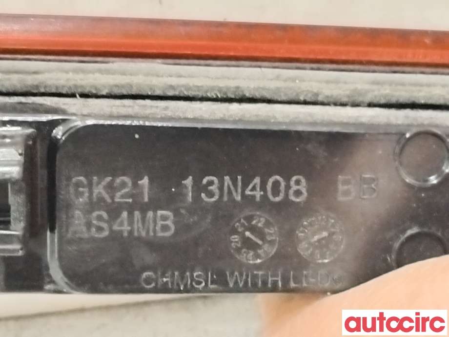 Baklykt bremselys bakrute til Ford Transit Custom 2013-2023 (Type I)  (FORD|2009953||GK2113N408BB)