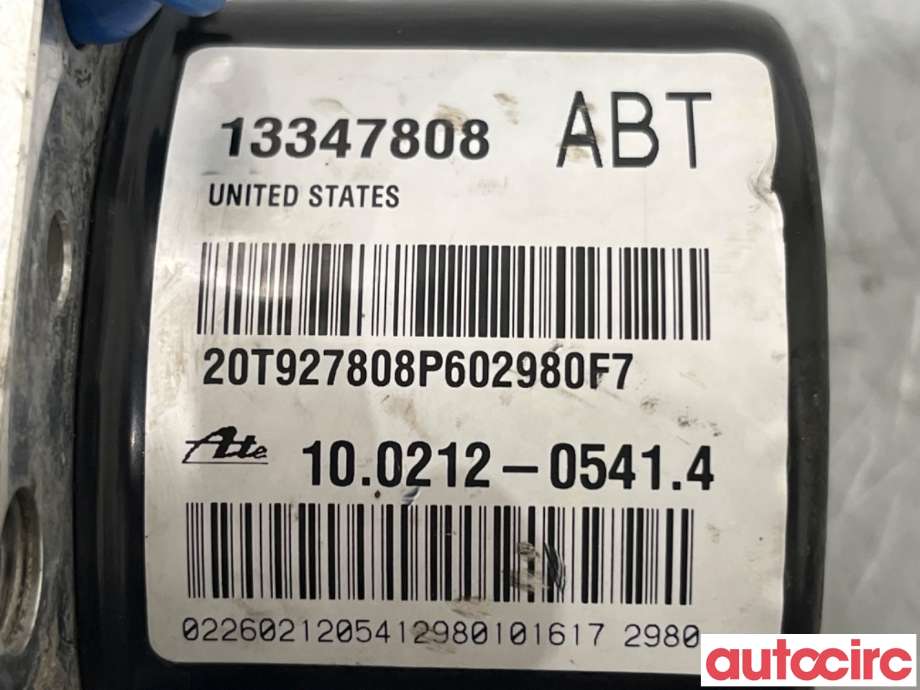 ABS sentral til Opel Astra J 2010-2015  (OPEL|13344015|100961-45213|13347808)