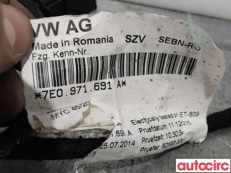 Ledningsnett til VW Transporter / Caravelle 2015-2019 (T6) (T6) (VOLKSWAGEN|7E0971691A||7LA971691A)