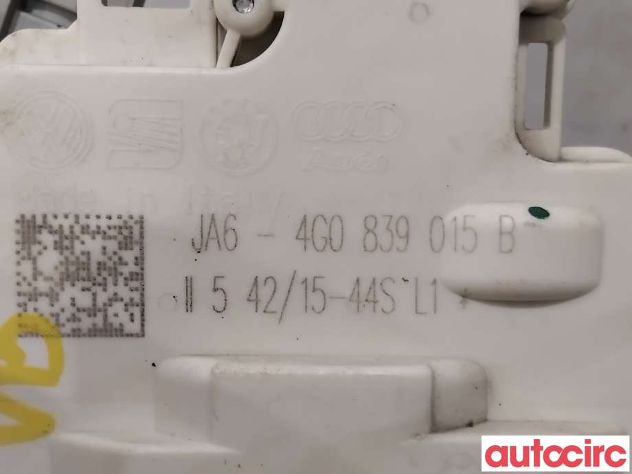 Låsekasse venstre bak til Audi A3 2012-2016 (Type III, Fase 1)  (AUDI|4G0839015B|)