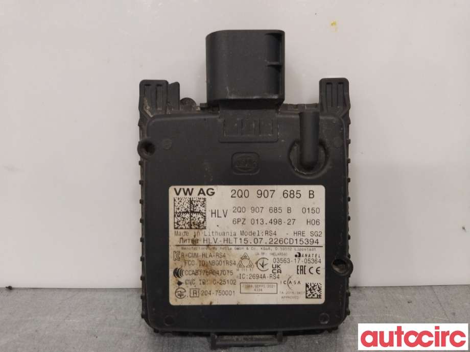Sensor radar til VW Passat 2015-2019 (Fase 1) (B8) (B8) (VOLKSWAGEN|2Q0907685B|6PZ013498-27)