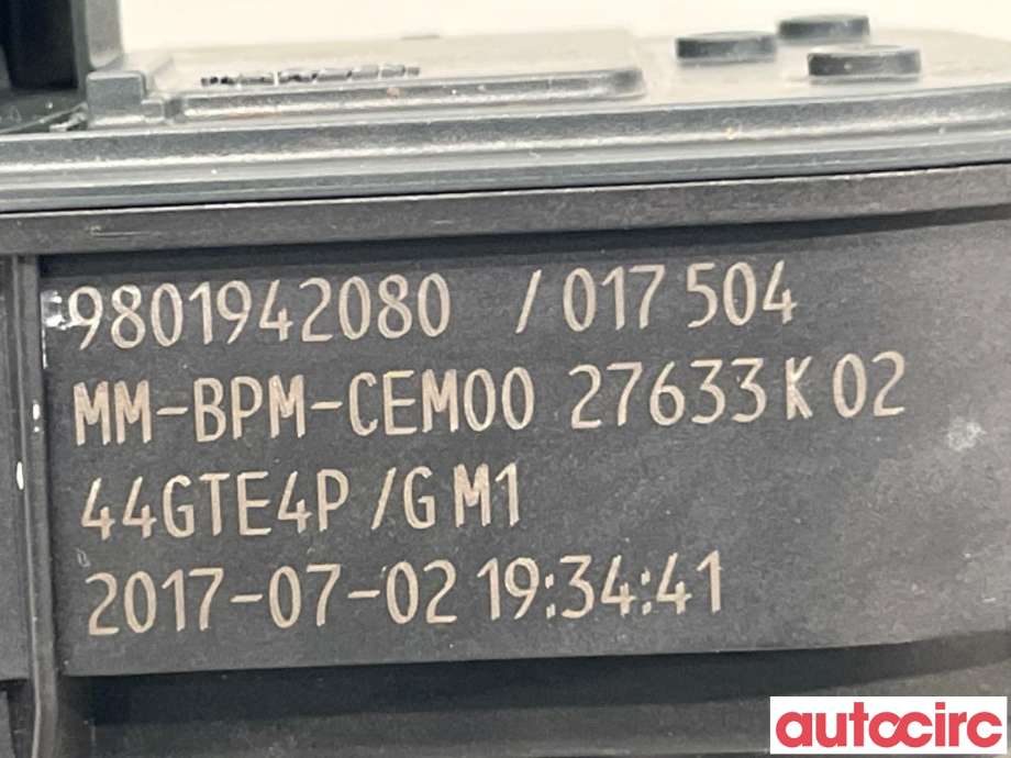 Spjeldhus til Peugeot 308 2013-2021 (Type II)  (PEUGEOT|9801942080||9842936880)