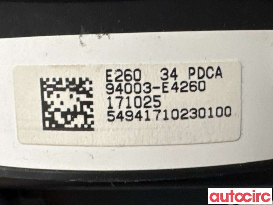 Instrumentpanel til Kia Soul 2014-2019 (Type II)  (KIA|94003E4260||94003-E4260)