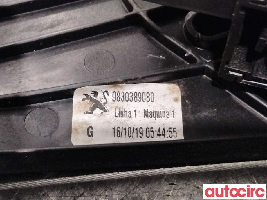 Ruteheis venstre bak til Peugeot 3008 2016-->> (Type II) (PEUGEOT|9810488580|9830389080|9840190280)
