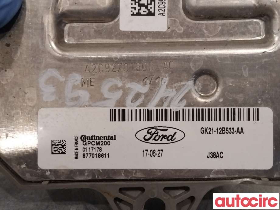 Rele gløde til Ford Transit Connect 2013-2018 Type II, Fase 1 (FORD|2008625|877018611|GK21-12B533-AA)