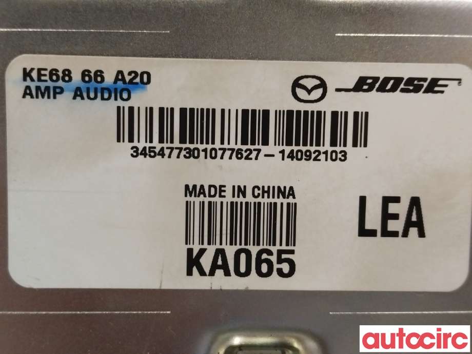 Bilstereo forsterker til Mazda CX-5 2012-2017 (Type I)  (MAZDA|KE68-66-A20)
