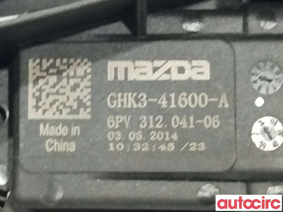 Pedal gass til Mazda CX-5 2012-2017 (Type I)  (MAZDA|GHK3-41-600G|GHK3-41600-A)