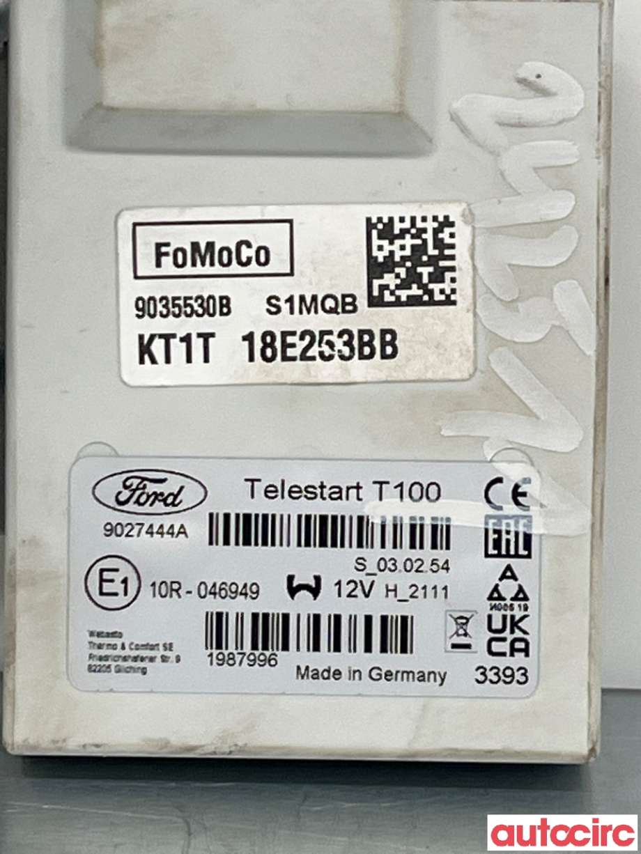 Styreenhet diverse til Ford Transit Connect 2018-->> Type II, Fase 2  (FORD|2606351||KT1T18E253BB)