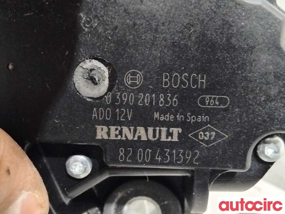 Viskermotor bakrute til Renault Kangoo 2008-2021 (Type II)  (RENAULT|8200431392|0390201836)