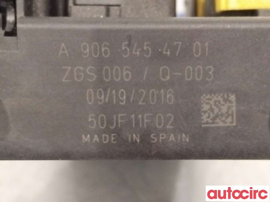 Sikringsboks til Mercedes Sprinter 2013-2018 (Fase 2) (906) (906) (MERCEDES|A9065454701|50JF11F02)