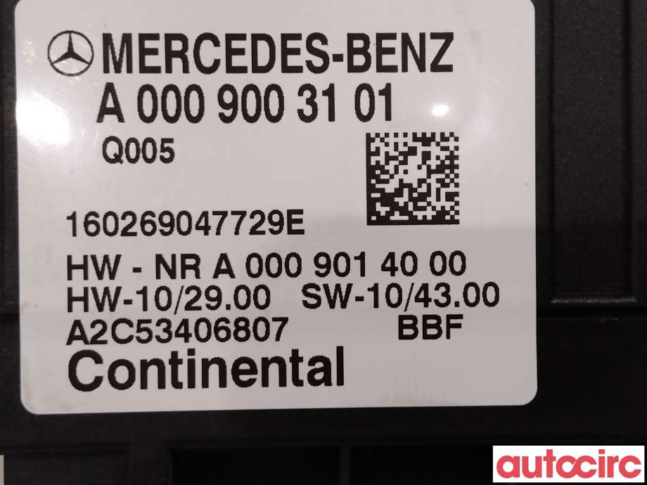 Styreenhet drivstoffpumpe til Mercedes Sprinter 2013-2018 (Fase 2) (906) (906) (MERCEDES|A0009003101|160269047729E|A0009014000)