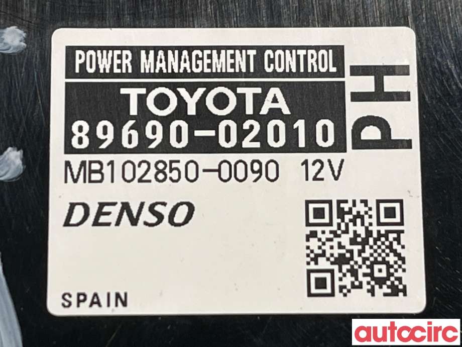 Styreenhet diverse til Toyota Auris 2010-2012 (Type I, Fase 2)  (TOYOTA|8969002010)