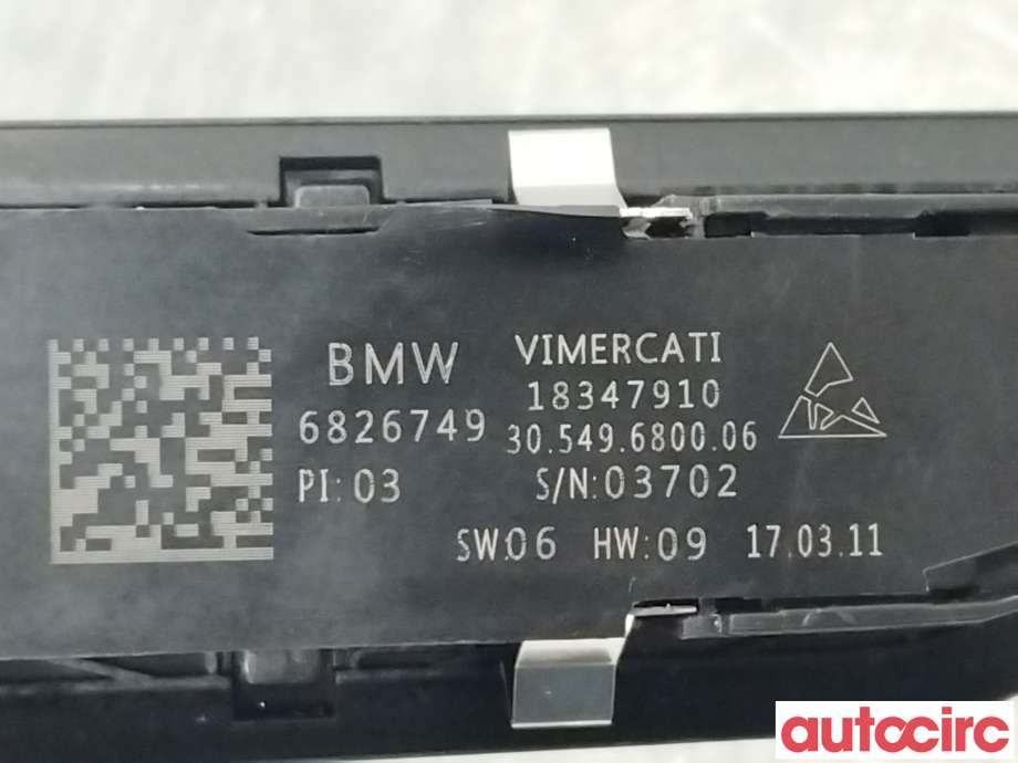 Bryterpanel førersete til BMW 5-Serie 2017-->> (G30/G31) (G30/G31) (BMW|61316826749|6826749)