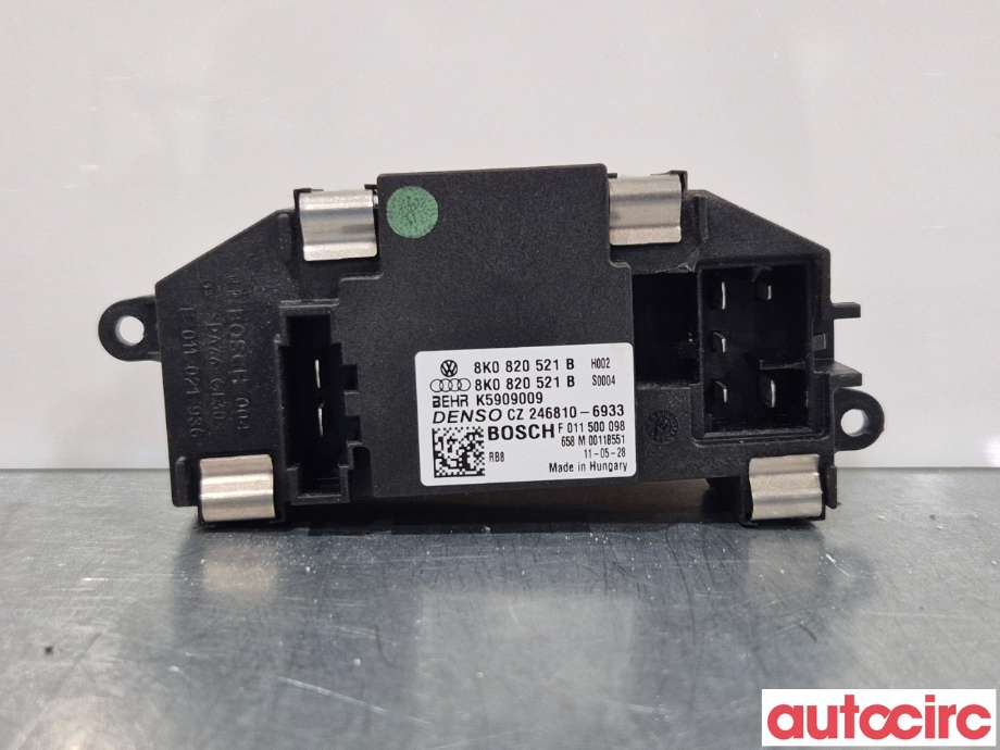 Varmeapparat motstand til Audi A5 2007-2016 (Type I)  (AUDI|8K0820521B)