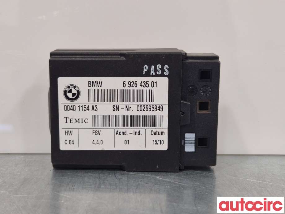 Styreenhet sete til Mini One/Cooper 2007-2014 (R55-57) (R55-57) (MINI|61356926435|6926435)