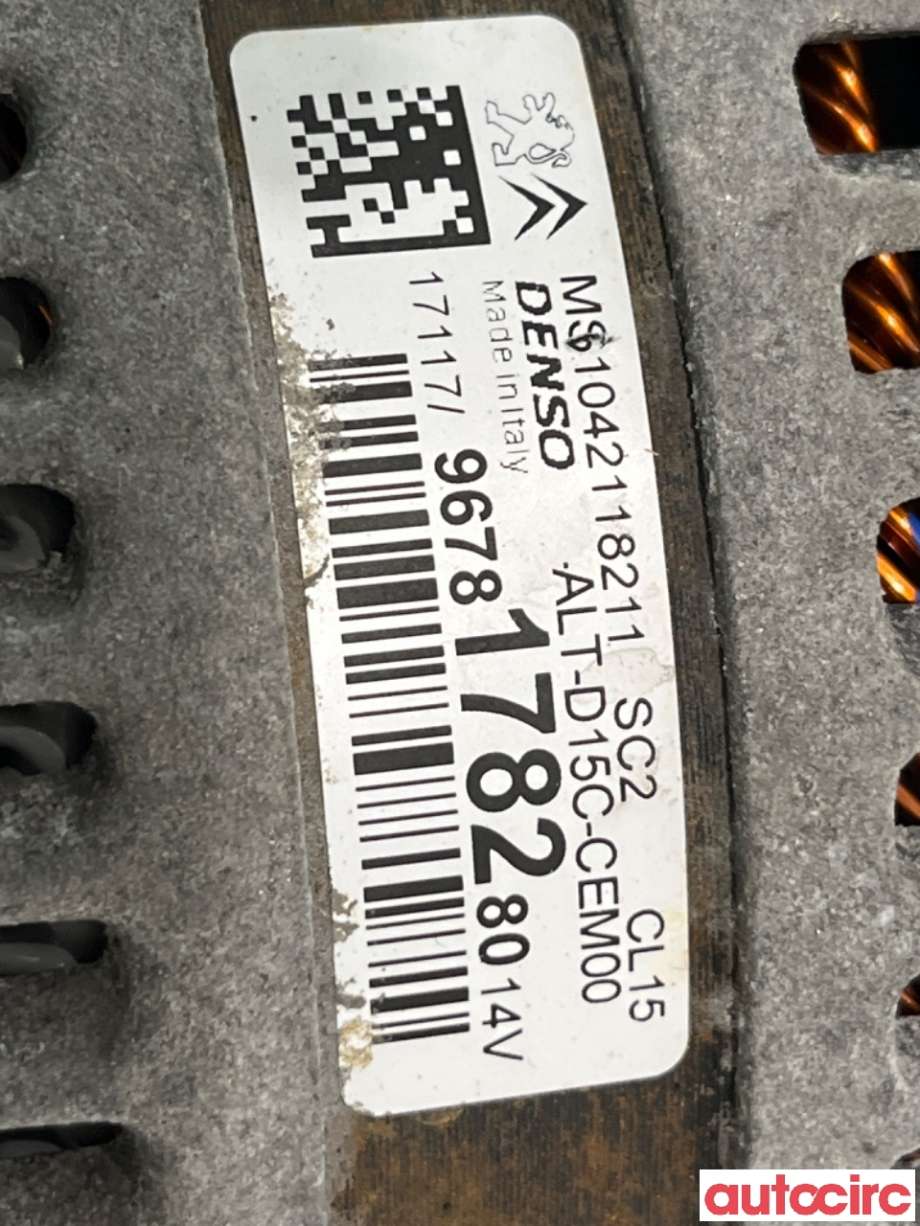Dynamo til Peugeot 308 2013-2021 (Type II) (PEUGEOT|1610815380|MS1042118211|9678178280)