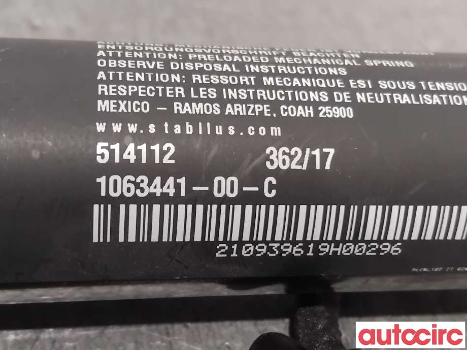 Dørstopper til Tesla Model X 2016-->> (TESLA|1063441-00-C|)