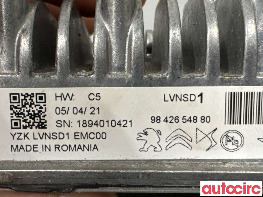 Styreenhet diverse til Opel Corsa F 2019-->> (OPEL|1671332780||9842654880)