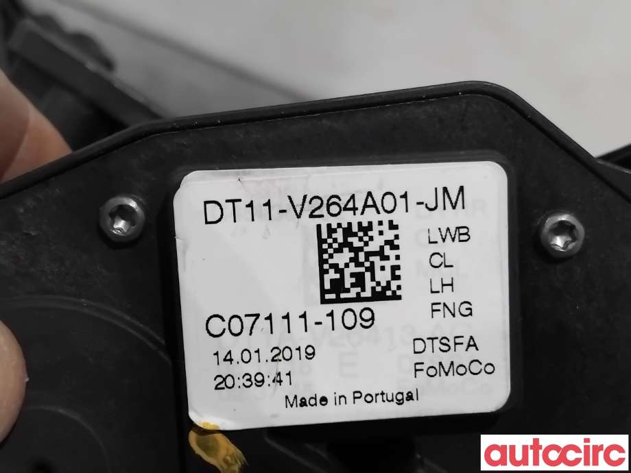 Låsekasse høyre til Ford Transit Connect 2018-->> Type II, Fase 2  (FORD|2801053|C07111-109|DT11-V264A01-JM)