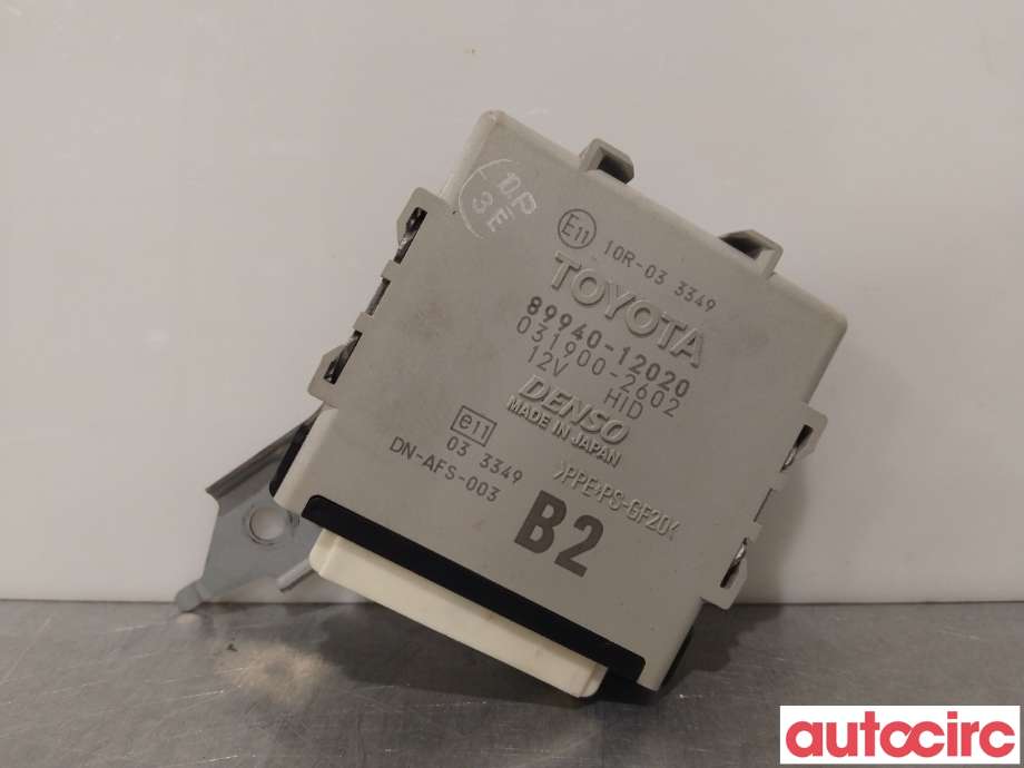 Styreenhet diverse til Toyota Auris 2013-2015 (Type II, Fase 1) (TOYOTA|8994012100||89940-12020)